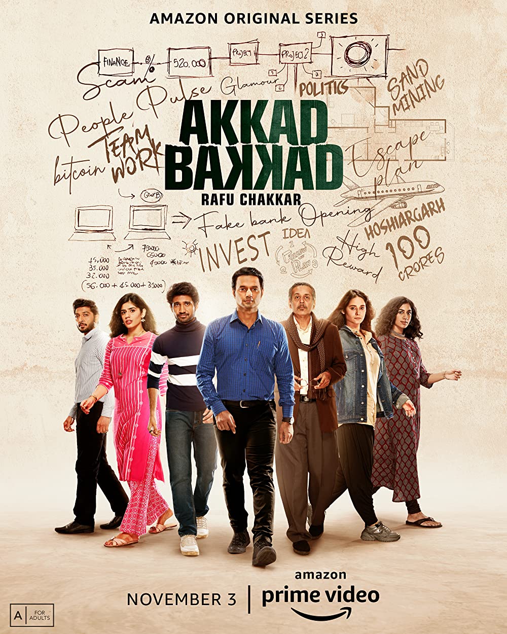 Akkad bakkad rafu chakkar 2021 amazon prime web series 15177 poster.jpg